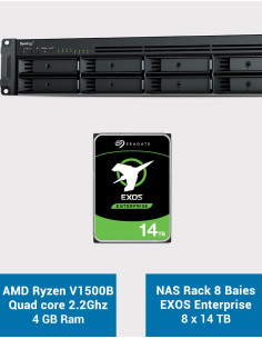 Synology RS1221+ NAS Rack Server  EXOS Enterprise 112TB (8x14TB)