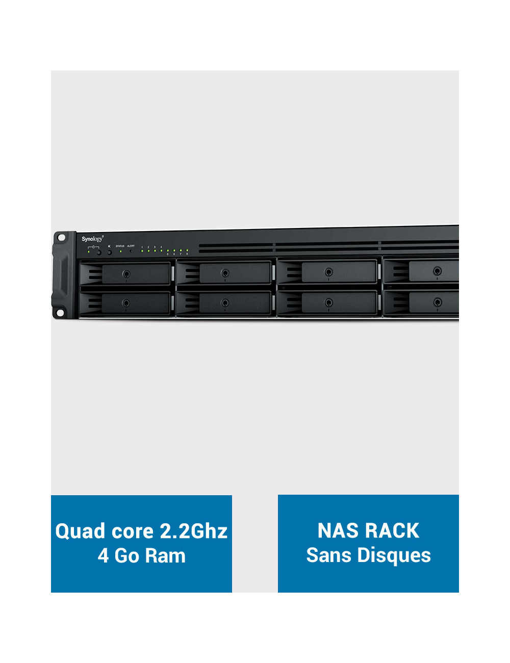 Synology RS1221+ NAS server 8-Bay 2U Rack (Diskless)
