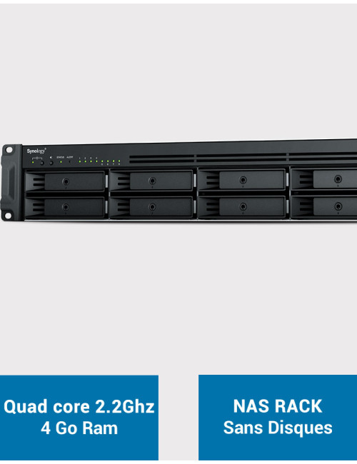 Synology RS1221+ NAS server 8-Bay 2U Rack (Diskless)