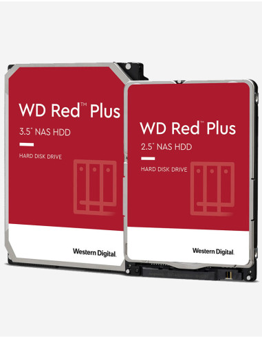 WD RED PLUS Unidad de disco duro de 3,5"