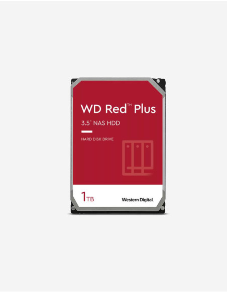 WD RED PLUS 1TB Unidad de disco duro de 3,5"
