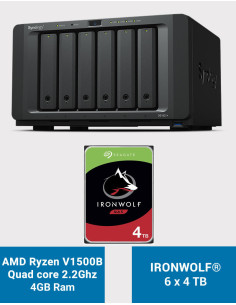 Synology DS1621+ NAS Server IronWolf 24TB (6x4TB)