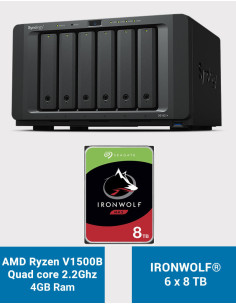 Synology DS1621+ Serveur NAS IronWolf 48To (6x8To)
