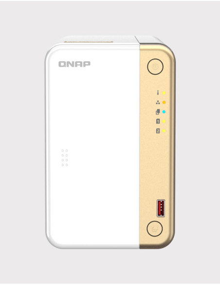 QNAP TS-262 4GB Servidor NAS 2 bahías (Sin discos)