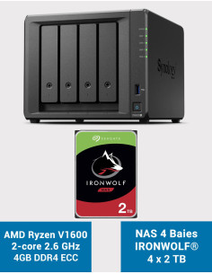 Synology DS923+ 4GB Servidor NAS IRONWOLF 8TB (4x2TB)