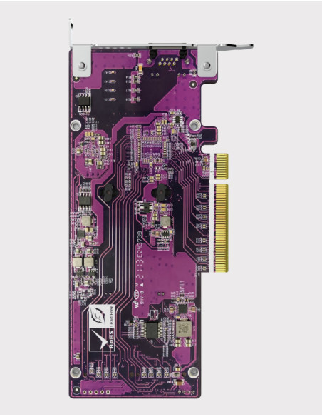 QNAP Carte d'extension SSD double slot M.2 2280 & port réseau 10GbE