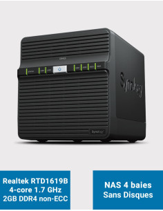 Synology DS423 2GB 4-bay NAS Server (Diskless)