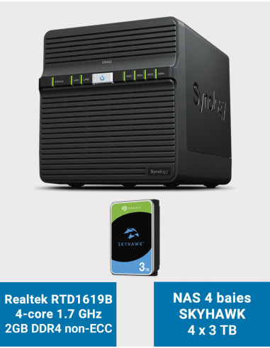 Synology RS217 NAS Server WD RED 12TB (2x6TB) Synology RS217 NAS Server WD RED 12TB (2x6TB)