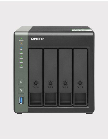 QNAP TS-431KX Serveur NAS WD RED PLUS 4To (4x1To)