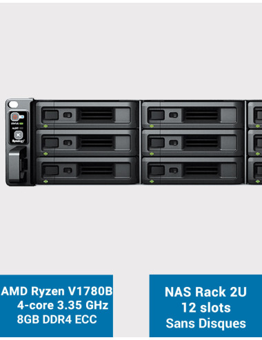 Synology RS2423+ NAS Server Rack 12-Bay (Diskless)
