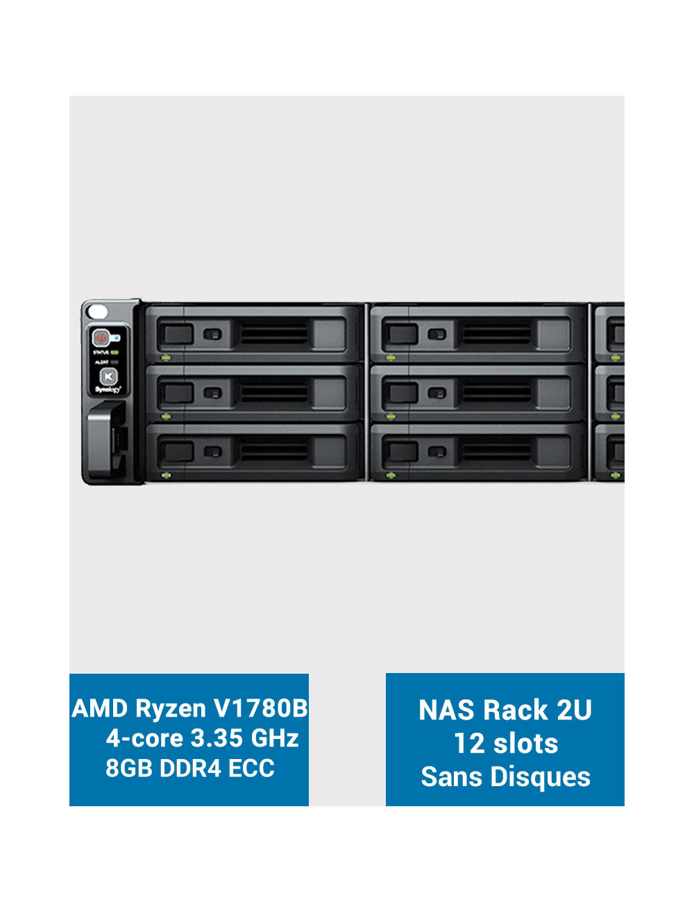 Synology DS420J NAS Server WD RED 12TB (4x3TB)