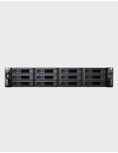 Synology RS2423RP+ Serveur NAS Rack 2U 12 baies HAT5300 96To (12x8To)