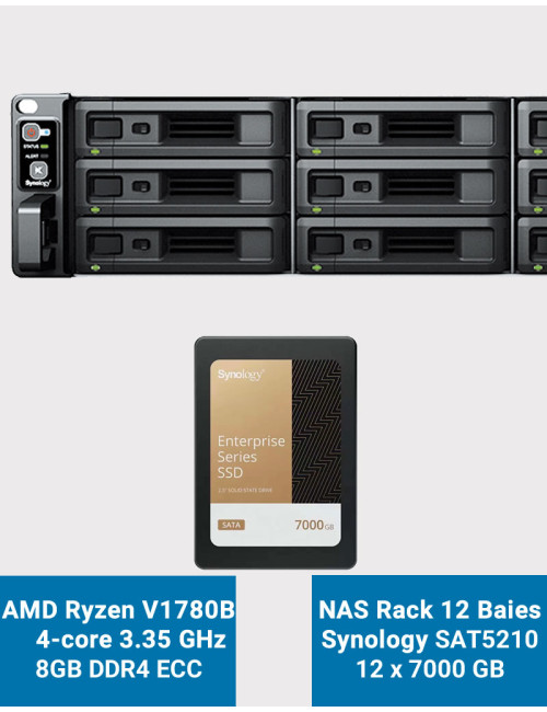Synology DS220J NAS Server WD BLUE 12TB (2x6TB)
