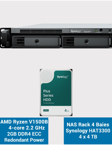 Synology DS220J Serveur NAS IRONWOLF 32To (2x16To) Synology DS220J Serveur NAS IRONWOLF 32To (2x16To)