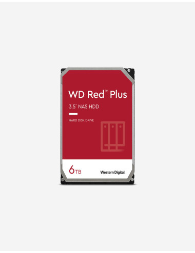 WD RED PLUS 6TB Unidad de disco duro de 3,5"