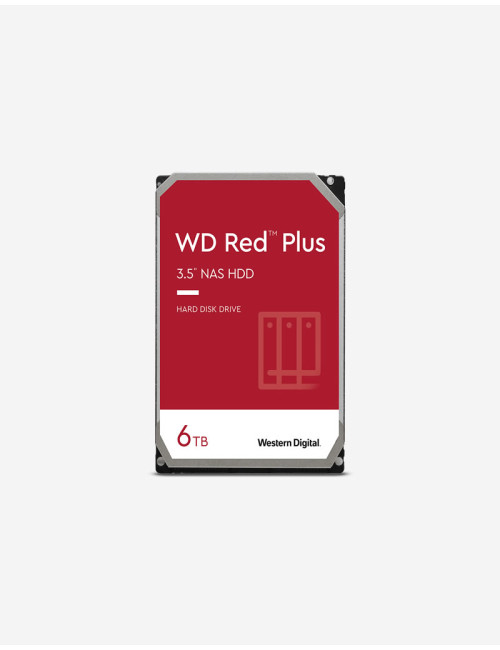 WD RED PLUS Disque HDD 3.5 6To