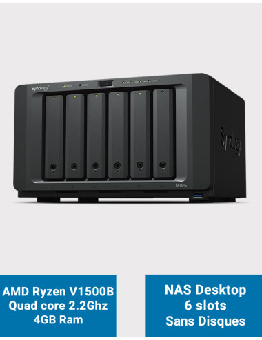 Synology DS218 Serveur NAS WD BLUE 12To (2x6TB)