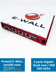 Firewall Appliance AP234 sous OPNsense® 3 ports 4Go SSD 60Go
