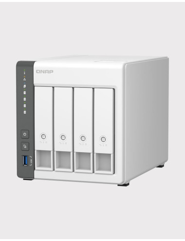 QNAP TS-433 4GB Serveur NAS WD RED PLUS 4To (4x1To)