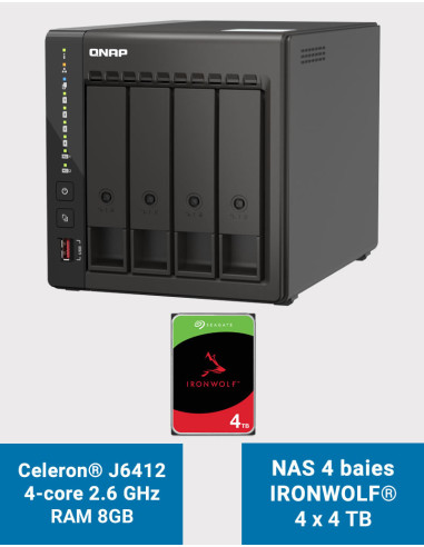 Synology DS418 Serveur NAS WD RED 24To (4x6To) Synology DS418 Serveur NAS WD RED 24To (4x6To)