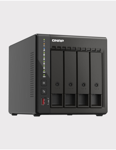 QNAP TS-453E 8GB Serveur NAS 4 baies (Sans disques)