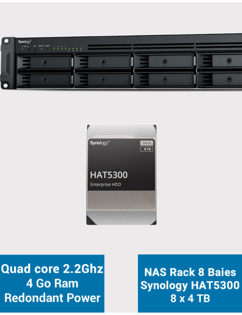 Synology DS720+ 2Go Serveur NAS IRONWOLF 16To (2x8To)