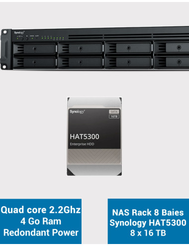 Synology DS720+ 2Go Serveur NAS IRONWOLF 28To (2x14To)