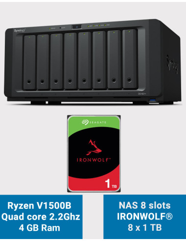 Synology DS1821+ 8-bay NAS Server IRONWOLF 8TB (8x1TB)