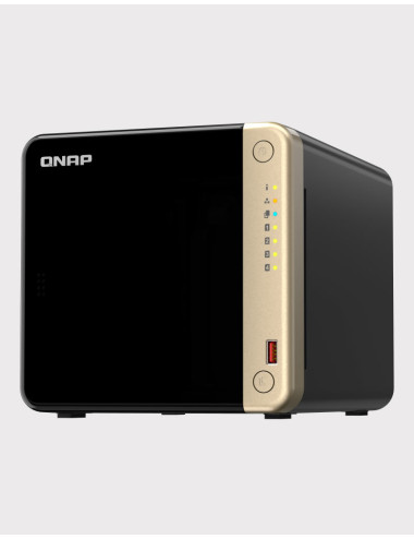 QNAP TS-464 8GB Serveur NAS 4 baies WD RED PLUS 12To (4x3To)