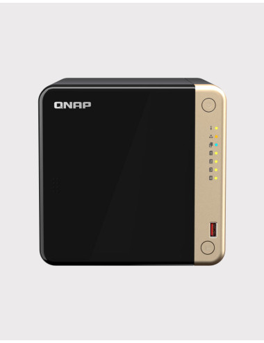 QNAP TS-464 8GB Servidor NAS 4 bahías WD RED PLUS 48TB (4x12TB)