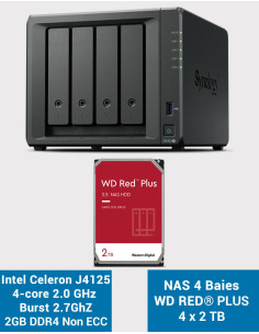 Synology DS423+ 2GB NAS Server WD RED PLUS 8TB (4x2TB)