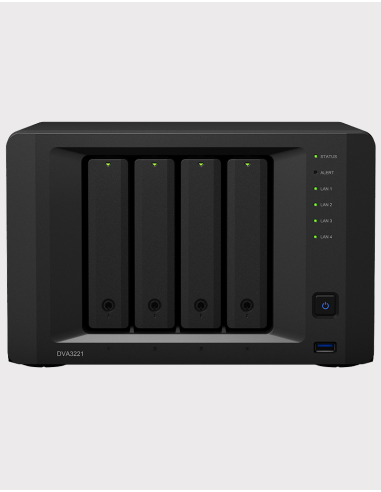 Synology DVA3221 Deep Learning Network Video Recorder (Diskless)