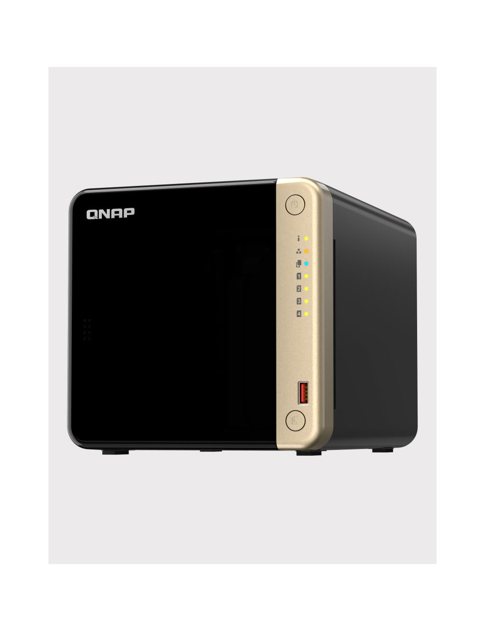 QNAP TS-464 8GB Serveur NAS 4 baies IRONWOLF 32To (4x8To)
