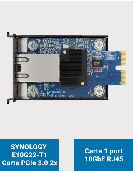 Synology E10G22-T1-Mini 10GBE RJ45 Expansion Card