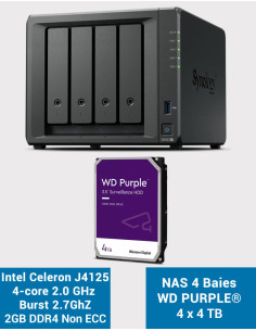 Synology DS423+ 2Go Serveur NAS WD PURPLE 16To (4x4To)