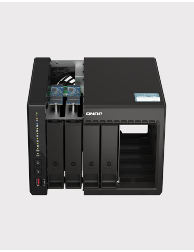 QNAP TS-453E 8GB NAS Server 4 bays WD RED PLUS 24TB (4x6TB)