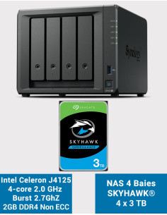 Synology DS423+ 2GB Servidor NAS SKYHAWK 12TB (4x3TB)