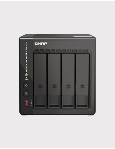 QNAP TS-453E 8GB Serveur NAS 4 baies WD RED PRO 40To (4x10To)