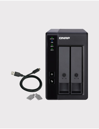 Qnap TR-002 Unidad de expansión de 2 bahías (sin unidades)