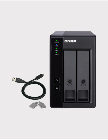 Qnap TR-002 Unidad de expansión de 2 bahías (sin unidades)